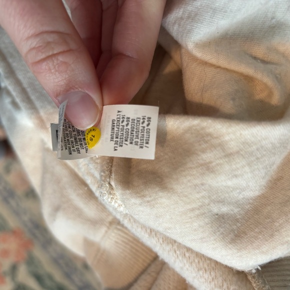 aerie The Sweat Everyday Cozy Mock Neck Sweatshirt Colorado Cream Neutral XS - Picture 10 of 11